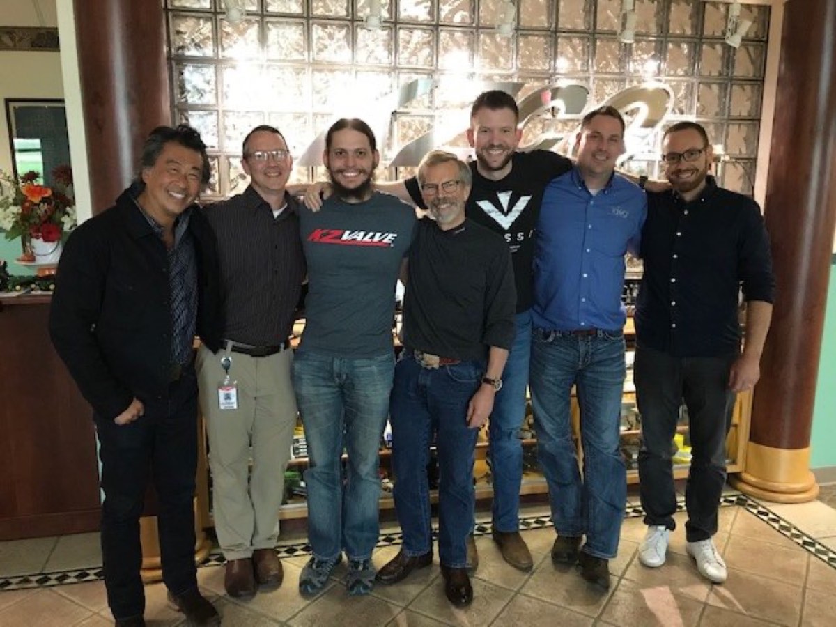 A product launch team